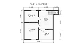 3d проект ДКW289 - планировка