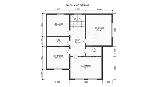 3d проект ДКW292 - планировка