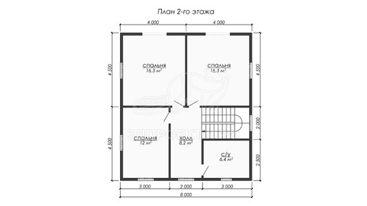 3d проект ДКW297 - планировка