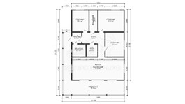 3d проект ДКW302 - планировка