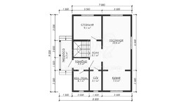 3d проект ДКW308 - планировка