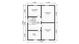 3d проект ДКW308 - планировка