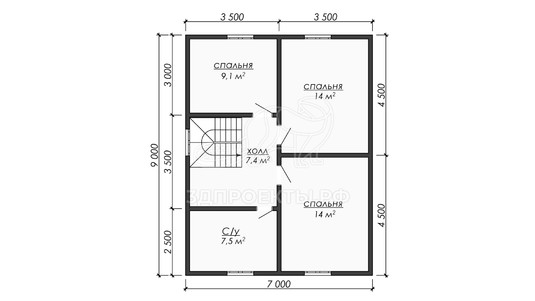3d проект ДКW308 - планировка