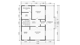 3d проект ДКW314 - планировка