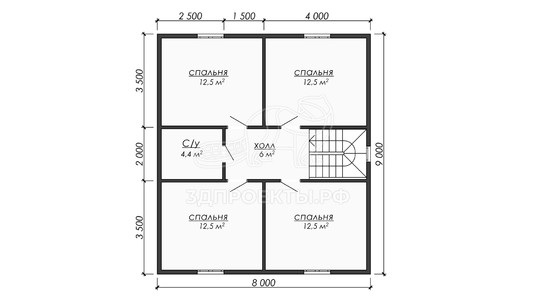 3d проект ДКW315 - планировка