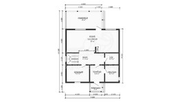 3d проект ДКW317 - планировка