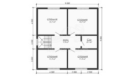 3d проект ДКW317 - планировка
