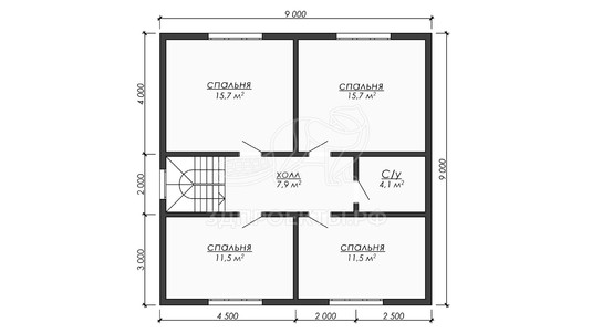 3d проект ДКW317 - планировка