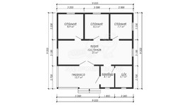 3d проект ДКW321 - планировка