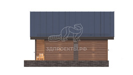 Готовый 3d проект СБХ013 - фасад 4