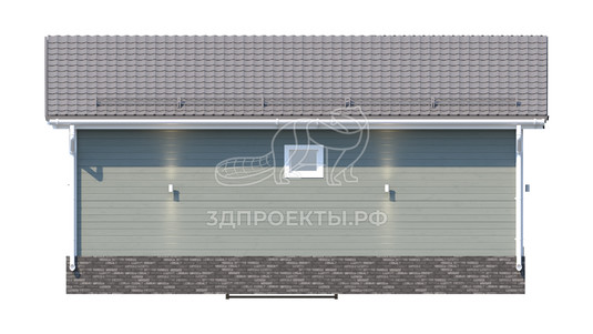 3d проект СД024 - фасад 3