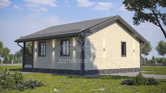 3d проект СД026 - вид сбоку