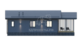 3d проект СД034 - фасад 3