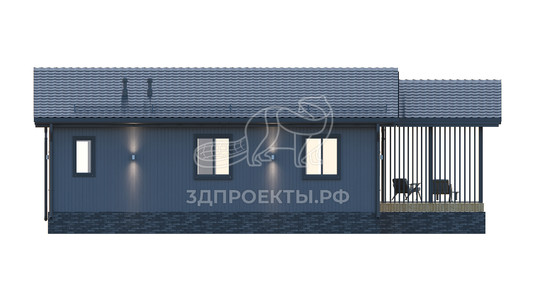 3d проект СД034 - фасад 3