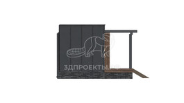 3d проект СМ008 - фасад 4