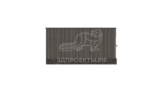 3d проект СМ016 - фасад 2