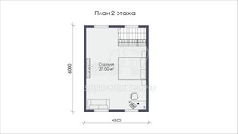 3d проект СП014 - планировка 2 этажа