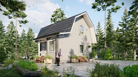 3d проект СП020 - вид сзади
