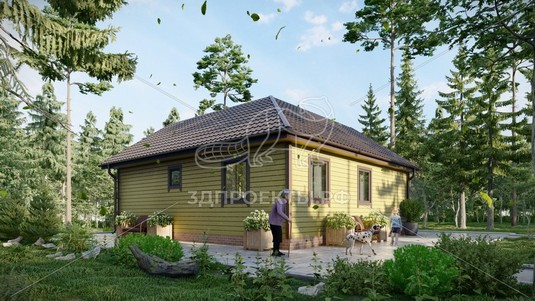 3d проект СП032 - вид сзади