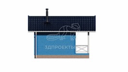3d проект СП055 - фасад 4