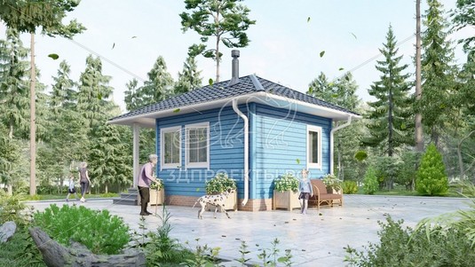3d проект СП056 - вид сзади