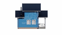 3d проект СП070 - фасад 4