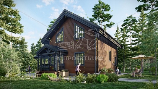 3d проект СП081 - вид сзади