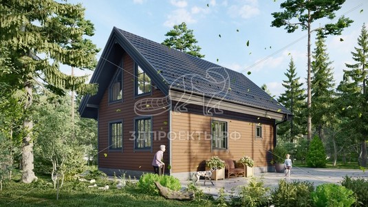 3d проект СП082 - вид сзади