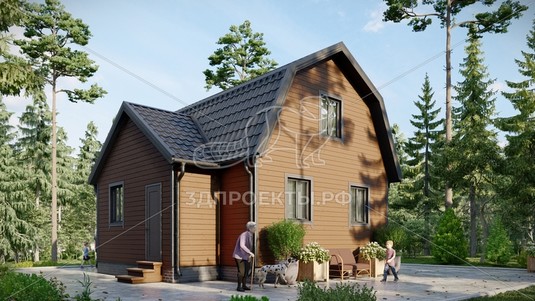 3d проект СП114 - вид сзади