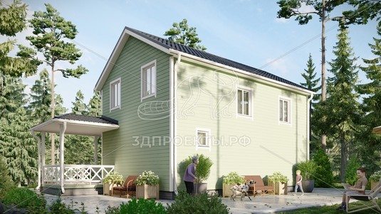 3d проект СП125 - вид сзади