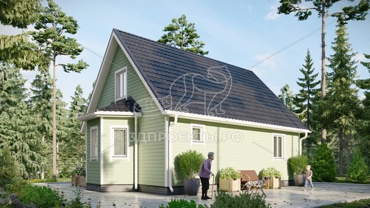 3d проект СП126 - вид сзади