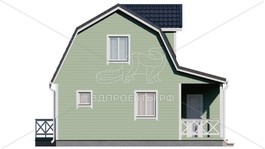 3d проект СП127 - фасад 4