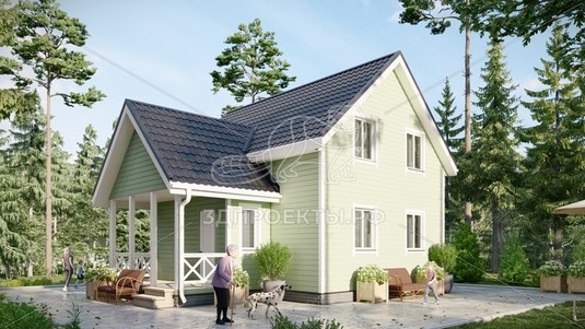 3d проект СП130 - вид сзади