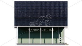 3d проект СП131 - фасад 4