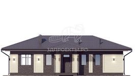 3d проект СС004 - фасад 1