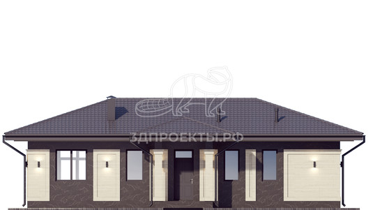 3d проект СС004 - фасад 1